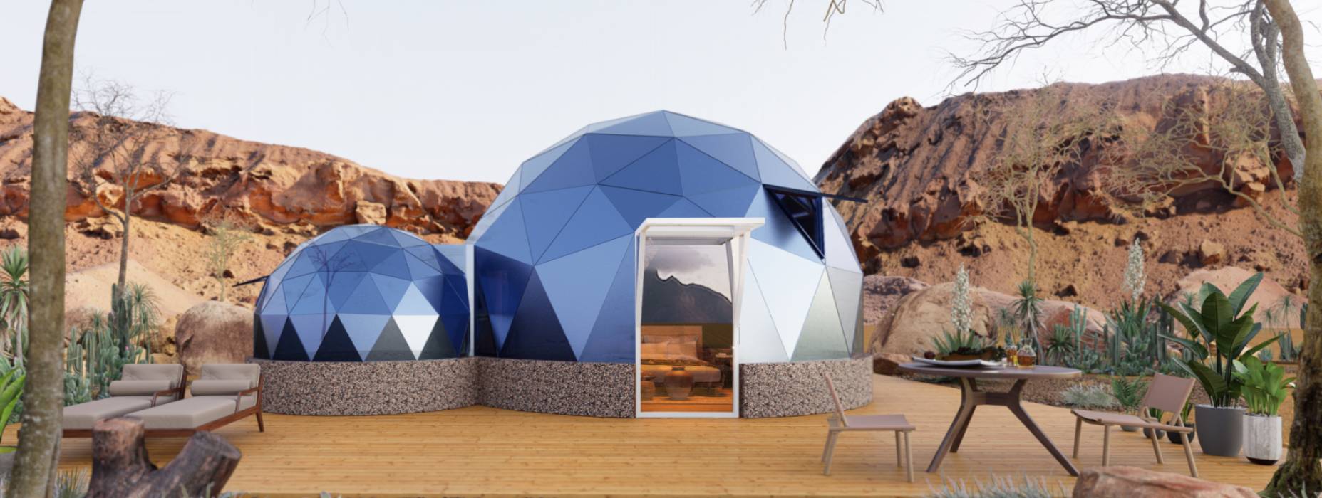 太和县球形智能光伏玻璃星空房